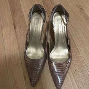 Bandolino Snake Skin Pattern Heels Size 9 1/2